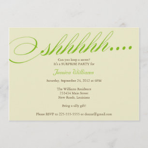 Überraschungs-Party Einladung