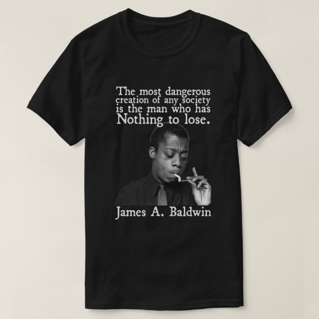 Überraschungsgeschenk James Baldwin Halloween Holi T-Shirt (Design vorne)