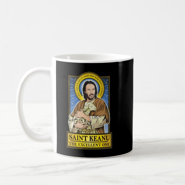 Überraschungsgeschenk Keanu Art Reeves Geschenke M Kaffeetasse (Links)