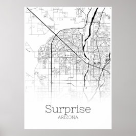 Überraschungskarte - Arizona - City Map Poster