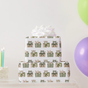 Überraschungskatze Weihnachtsgeschenk Verpackungsp Geschenkpapier