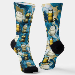 Überraschungskatzen Socken