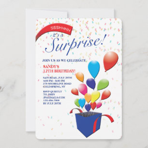 Überraschungsparty-Einladung Einladung