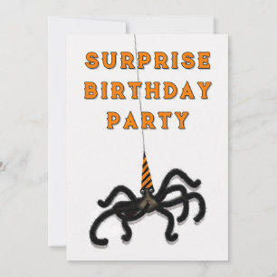 Überraschungsparty Oktober Einladung