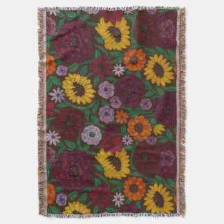 Überraschungssong Piano Blumen Boho Floral Decke