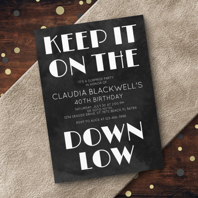 Überraschungsspass am unteren Geburtstag Einladung (Von Creator hochgeladen)