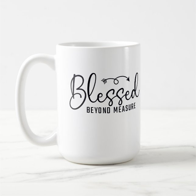 Überreich Gesegnet Kaffeetasse (Links)