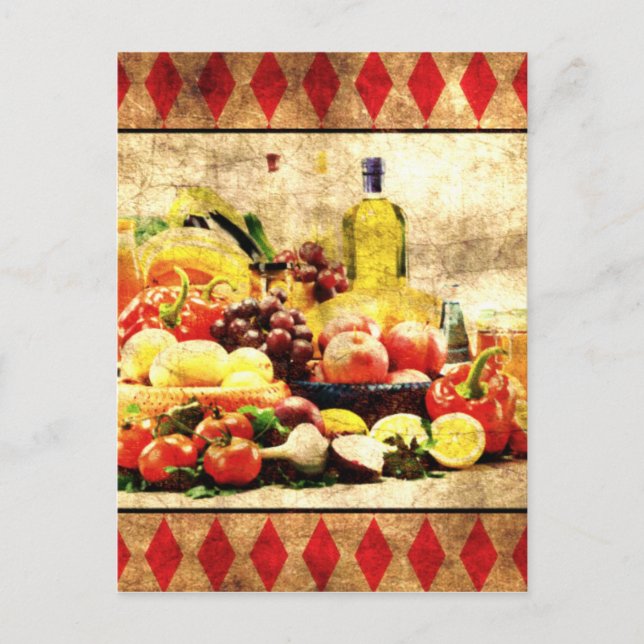 Überreichbare Tabelle Postkarte (Vorderseite)