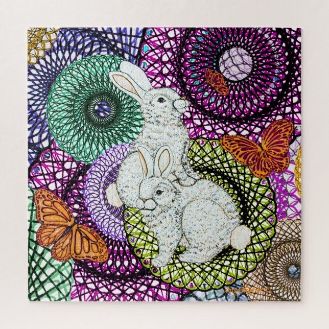 Überreichliche Kaninchen Puzzle (Vertikal)