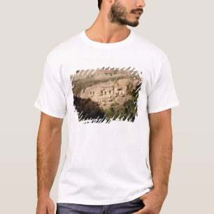 Überreste der indischen Klippenwohnungen des T-Shirt