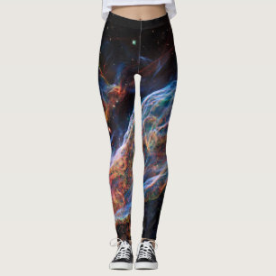 Überreste der Supernova Veil-Nebel Hubble-Teleskop Leggings