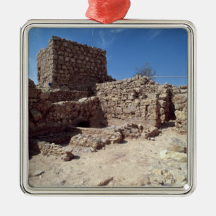 Überreste des Festungspalastes Silbernes Ornament