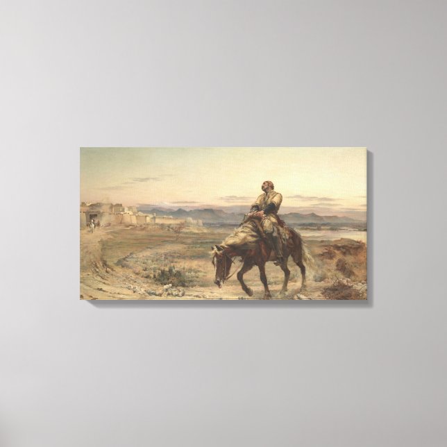 Überreste einer Armee (von Elizabeth Thompson) Leinwanddruck (Vorderseite)