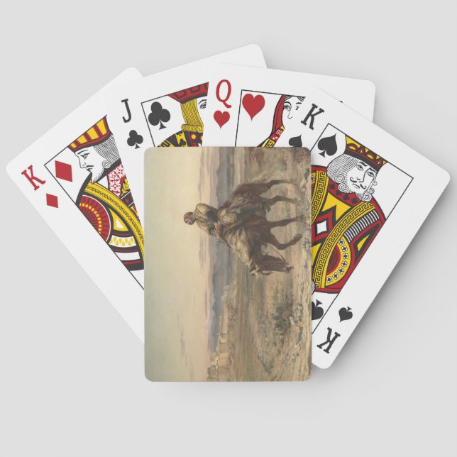 Überreste einer Armee (von Elizabeth Thompson) Spielkarten (Rückseite)