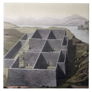 Überreste eines Inkapalastes bei Callo, Peru, von Fliese