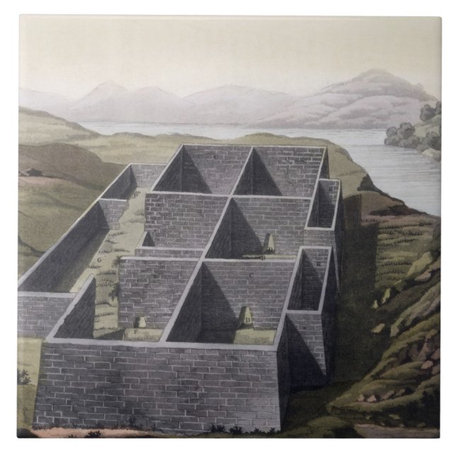 Überreste eines Inkapalastes bei Callo, Peru, von Fliese (Vorderseite)