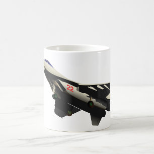 Überschall-Kampfflugzeug Militärflugzeug Kaffeetasse