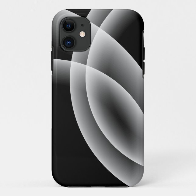 Überschneidung von Spheres - Fall für das schwarze Case-Mate iPhone Hülle (Rückseite)
