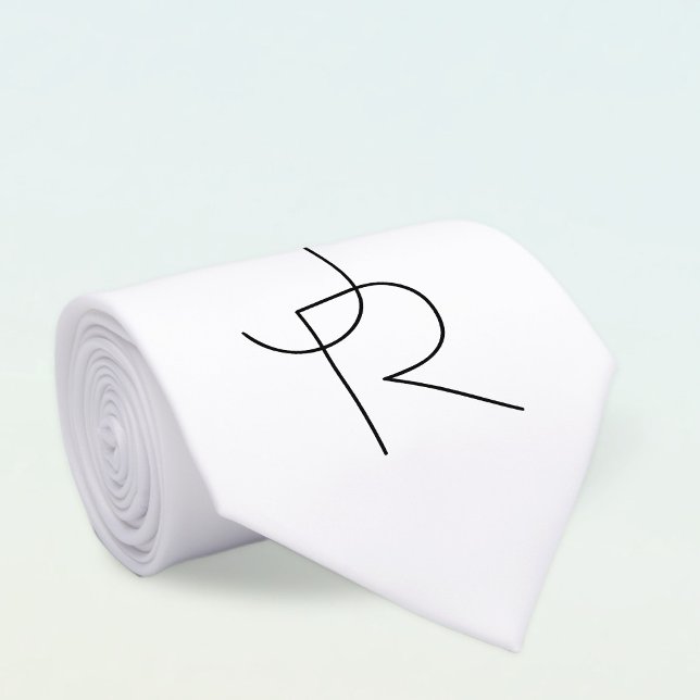 Überschneidungen | Schwarz auf Weiß Krawatte (Von Creator hochgeladen)