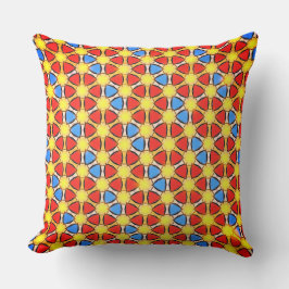 Überschneidungen von Farbkreisen Kissen