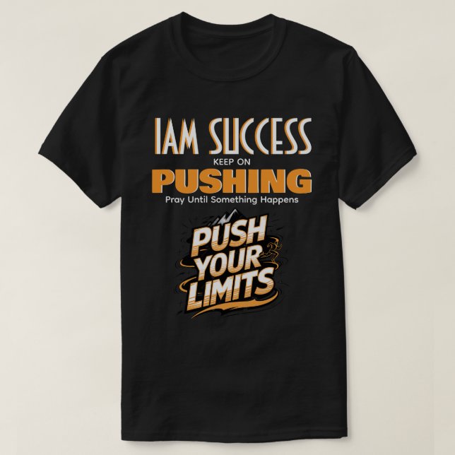 ÜBERSCHREITE DEINE GRENZEN T-Shirt (Design vorne)