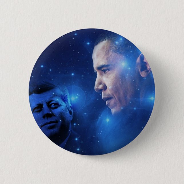 Überschreiten der Fackel, John F. Kennedy Barack Button (Vorderseite)