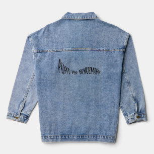 Überschreitet die Benchmark Jeansjacke