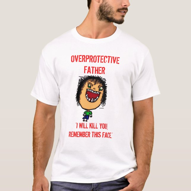 überschützender Vater T-Shirt (Vorderseite)