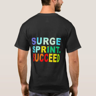 Überschwemmung, Sprint, Erfolg. T-Shirt