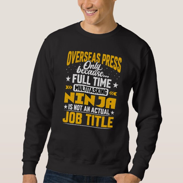 Übersee-Pressedienst Sweatshirt (Vorderseite)