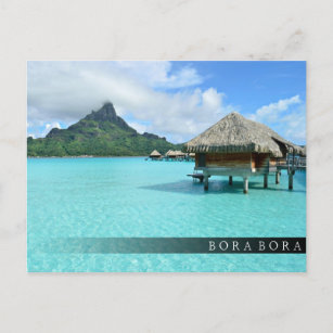 Überseebad Bora Bora Bar Postkarte