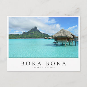 Überseebad Bora Bora, Französisch-Polynesien Postkarte