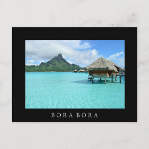 Überseebad Bora Bora Postkarte