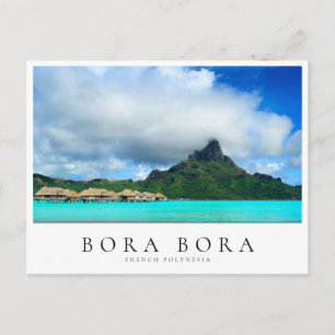 Überseegebiet und Insel Bora Bora, Polynesien Postkarte