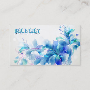 Überseeische Lilien-Visitenkarte Visitenkarte