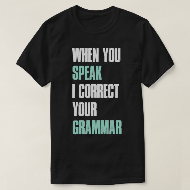 Übersetzer für Englisch Lehrerin Funny Linguist Ne T-Shirt (Design vorne)