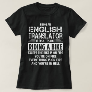 Übersetzer für Englisch T-Shirt