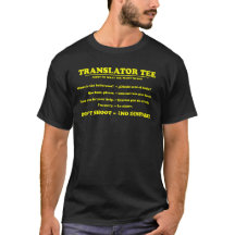 Übersetzer-T-Shirt Englisch-Spanisch
