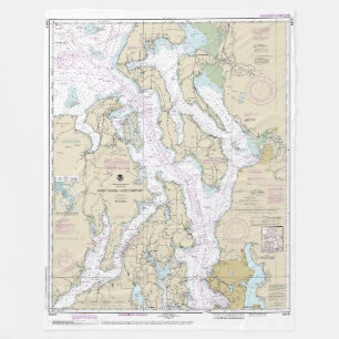 Übersicht 18441 über den Sound-Northern Part Fleecedecke