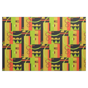 ÜBERSICHT: Art Deco Geometrie, früherer Herbst Stoff