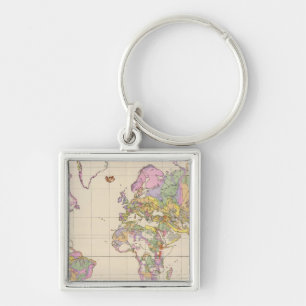 Ubersicht der Erde - Übersicht über die Erdkarte Schlüsselanhänger