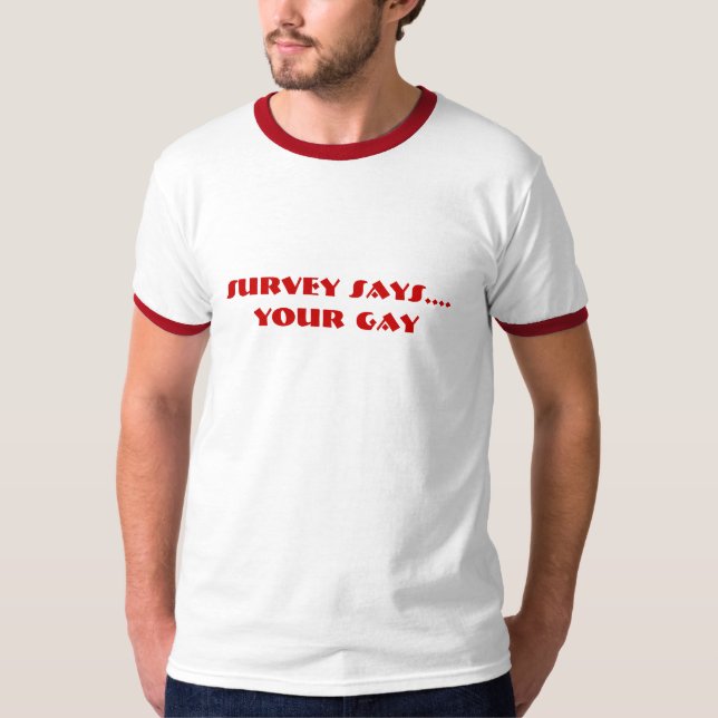 Übersicht sagt…. Ihr Homosexuelles T-Shirt (Vorderseite)