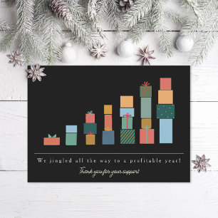 Übersicht über das Geschäftsjahr Feiertagskarte