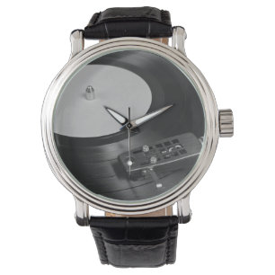 Übersicht über das Sammeln von Vinyl-Aufnahmen in  Armbanduhr