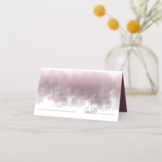 Übersicht über die Aquarellbilder Mauve ID774 Platzkarte (Vorderseite)
