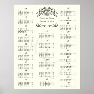 Übersicht über die Hochzeitssondersitzungen Poster