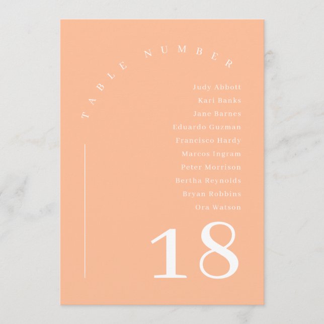 Übersicht über die Hochzeitsstiege in elegantem Pe Einladung (Vorderseite)