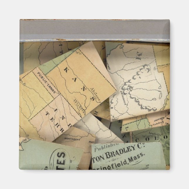 Übersicht über die Kontur, USA Magnet (Vorne)