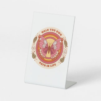 Übersicht über Ihre eigene Reise Sockelschild