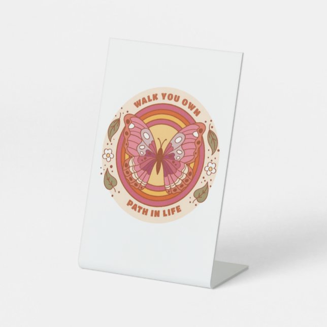 Übersicht über Ihre eigene Reise Sockelschild (Vorderseite)